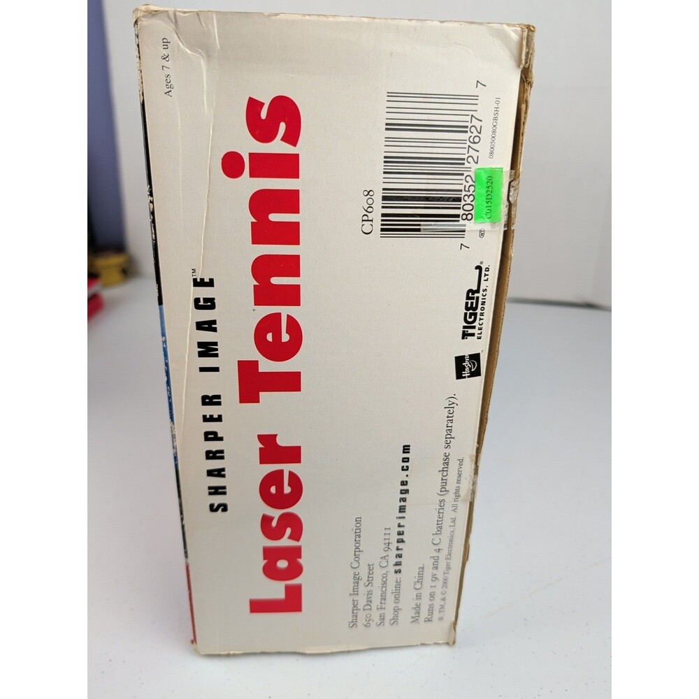 VTG 2000 TIGER Electronics LASER TENNIS Electronic Board Game RARE NIB Table Top - Picture 2 of 8